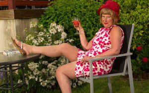 Mature NL invite you to explore xxx pics featuring pleasant damsel in sex with dildo scene